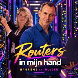 Routers in mijn hand