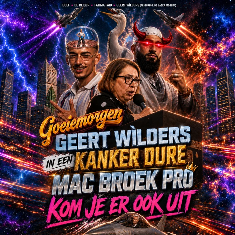 Goeiemorgen Geert Wilders in een kanker dure mac broek pro, kom je er ook uit?