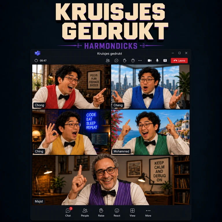 Kruisjes gedrukt